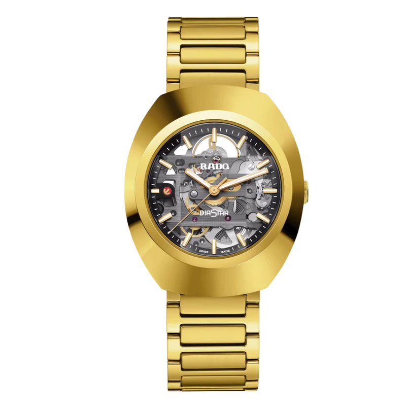 Rado DiaStar Gold Stainless Steel Gold Dial Automatic