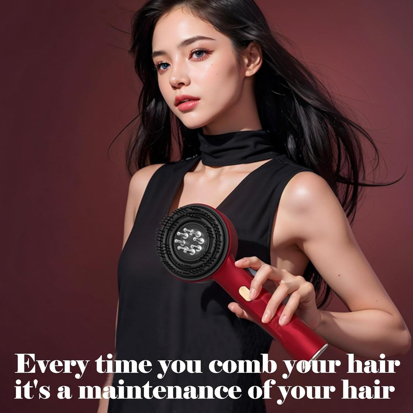 Smart Scalp Hair Massager with Oil  Applicator