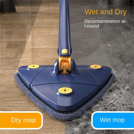 360° Rotating Floor Mop – Flexible, Fast & Streak-Free Cleaning