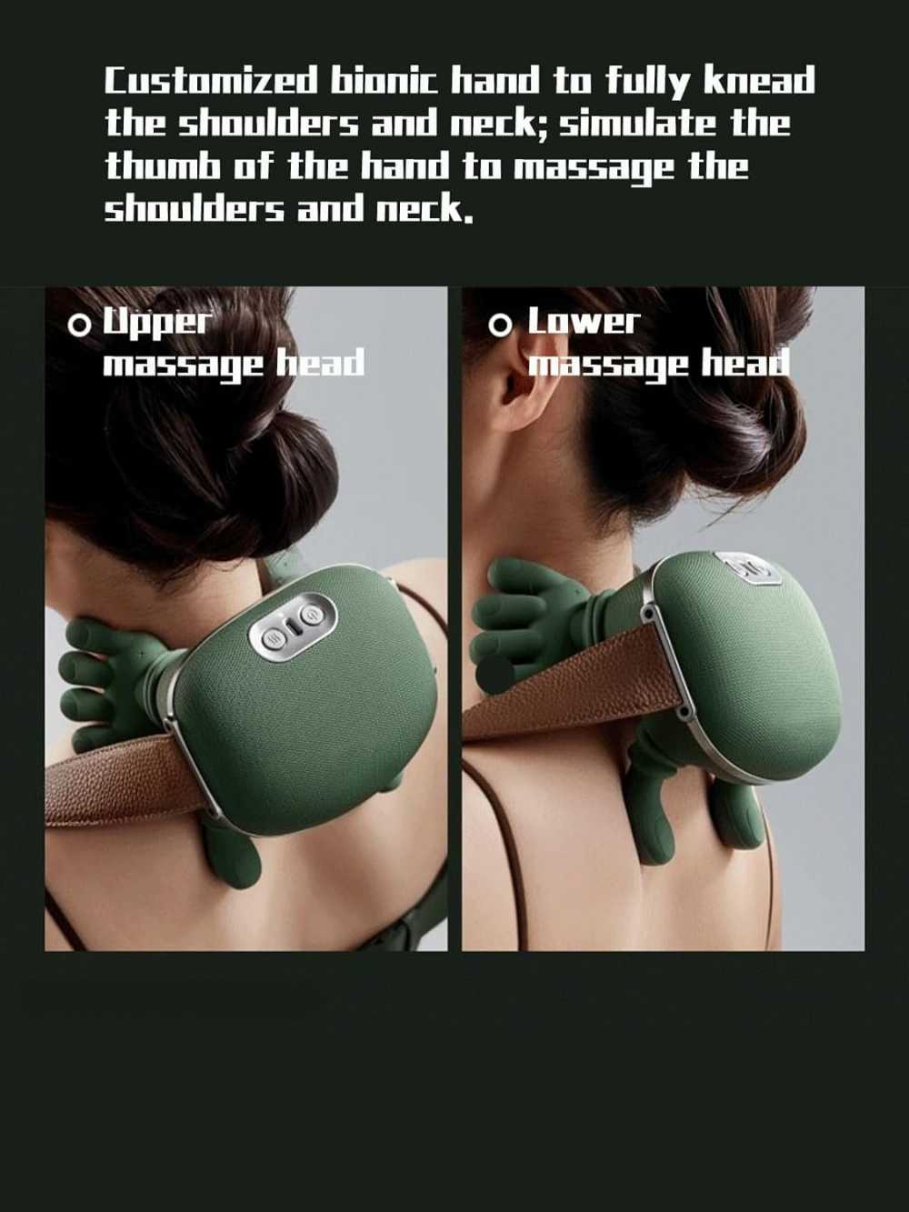 Neck & Back Massager – Deep Tissue Pain Relief | Instant Muscle Relaxation