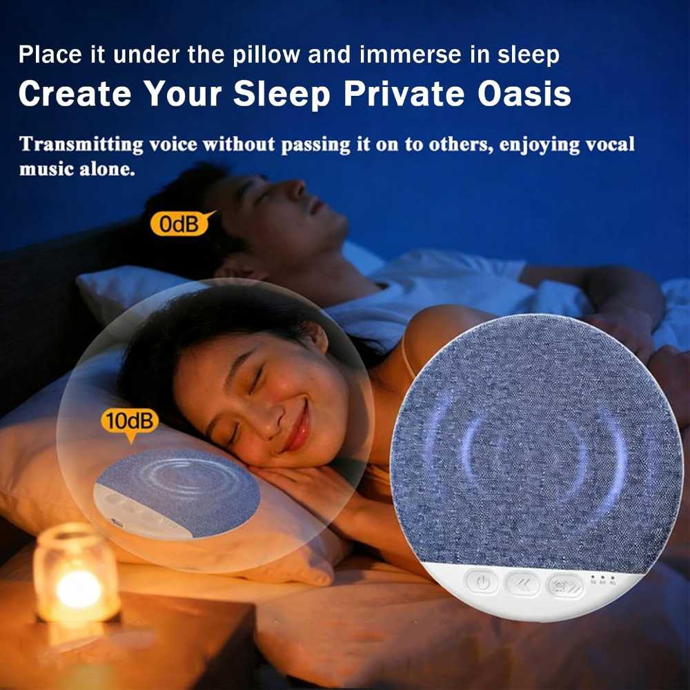 SilentS1™ Bone Conduction Pillow Speaker – Sleep Without Headphones