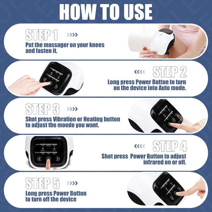 Cordless Vibration Knee Massage Device