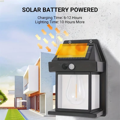 Solar Motion Sensor Wall Light
