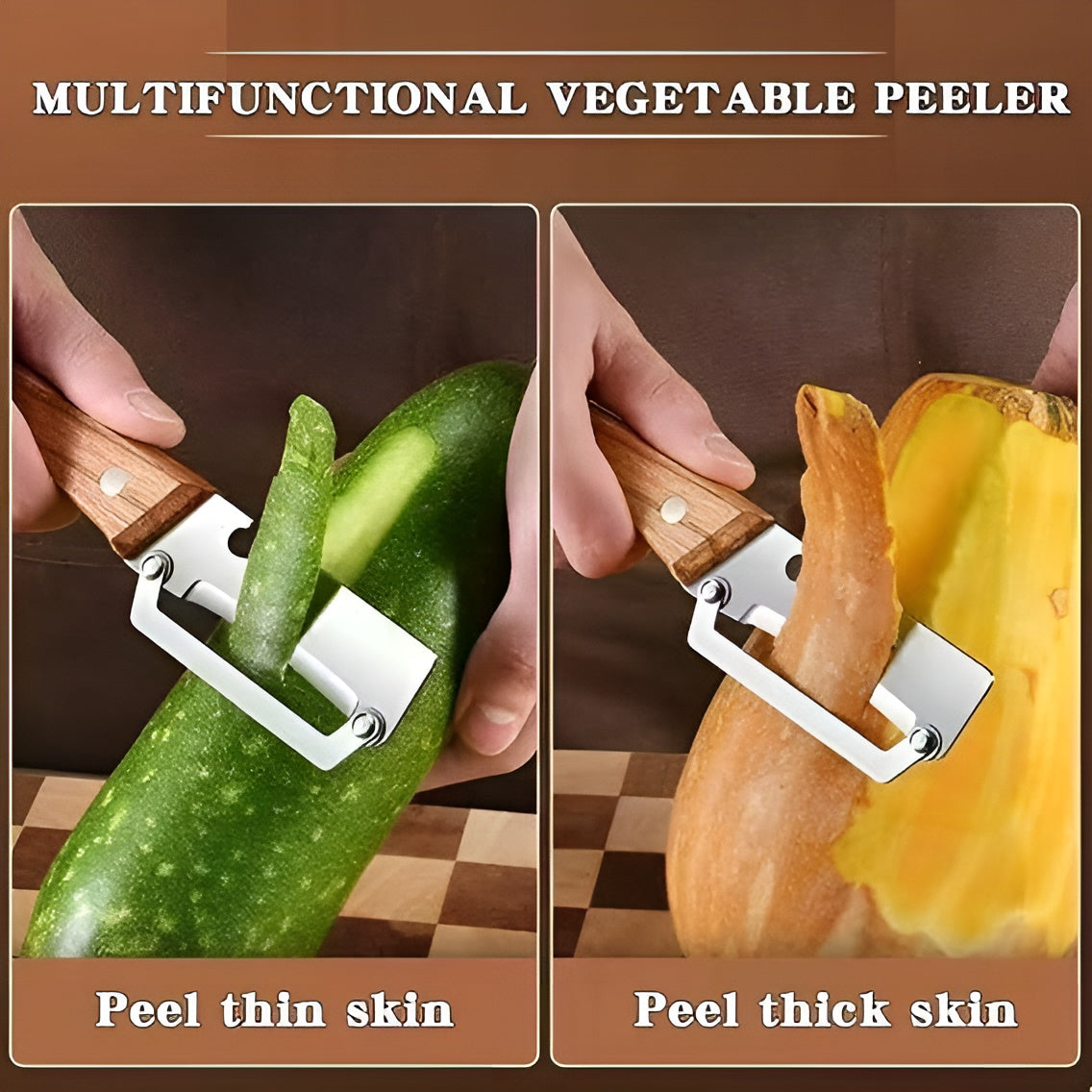 3-in-1 Multifunctional Vegetable Peeler – Peel, Slice & Julienne in Seconds