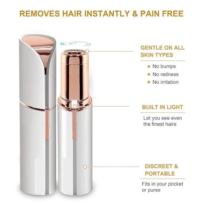 Silky Glow 2 In 1 Women's Facial Hair Remover