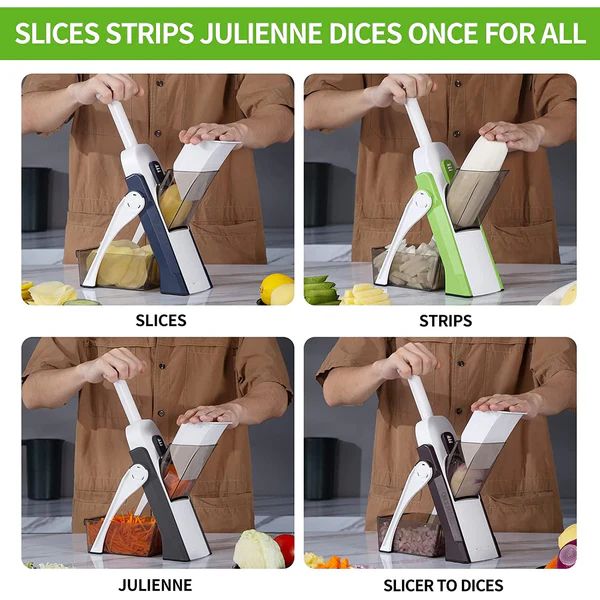Manual Vegetable Cutter – Fast, Safe & Effortless Chopping