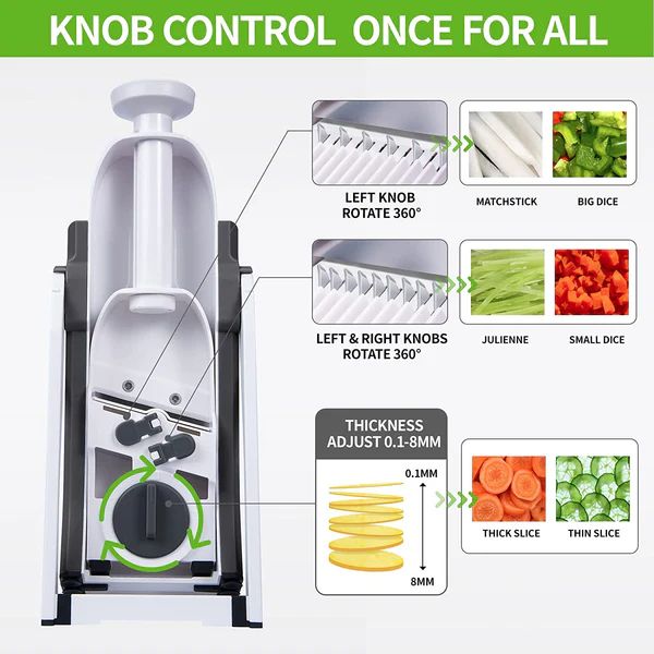 Manual Vegetable Cutter – Fast, Safe & Effortless Chopping